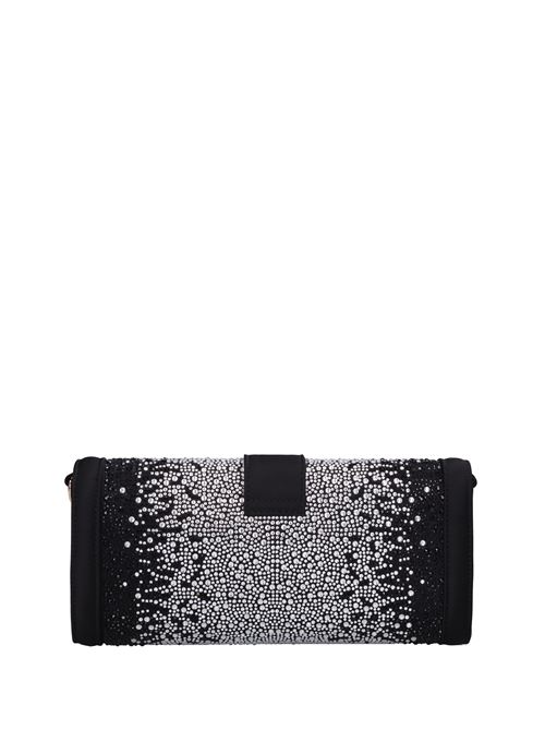 Borsa Night Edition in raso e strass LA CARRIE | 142M-KS-723-SATNERO
